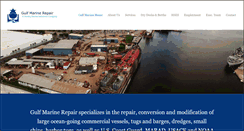 Desktop Screenshot of gulfmarinerepair.com